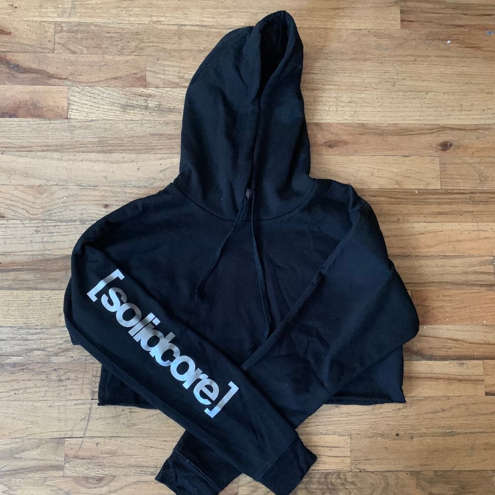 Phat Buddha x [solidcore] crop hoodie szS